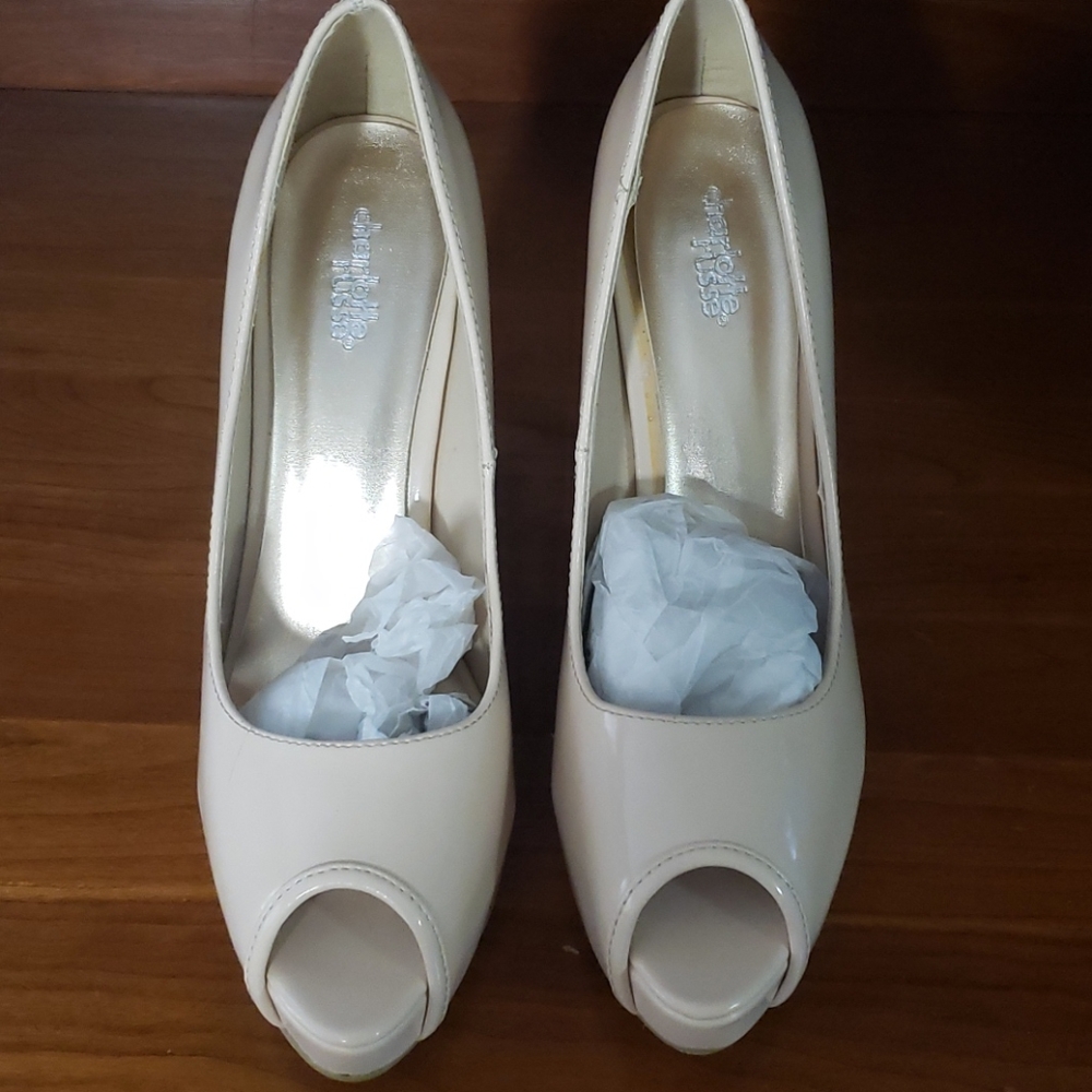 Cream heels